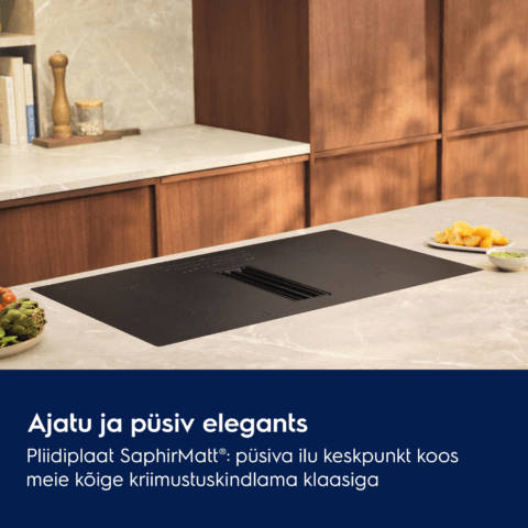 Electrolux Pliidiplaat õhupuhasti 80 cm SaphirMatt® Bridge Hob2Hood'iga ECC83443CZ
