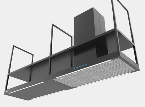 Pando I-894 Modular õhupuhasti – matt must, RAL toonid