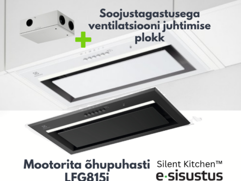 Mootorita õhupuhastaja LFG815i + plokk soojustagastusega ventilatsiooni juhtimiseks