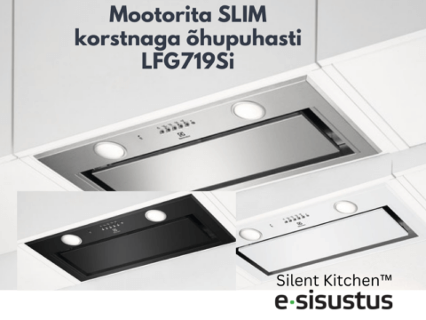 Electrolux mootorita kappi paigaldatav Hob2Hood 80cm õhupuhasti SLIM LFG719Si