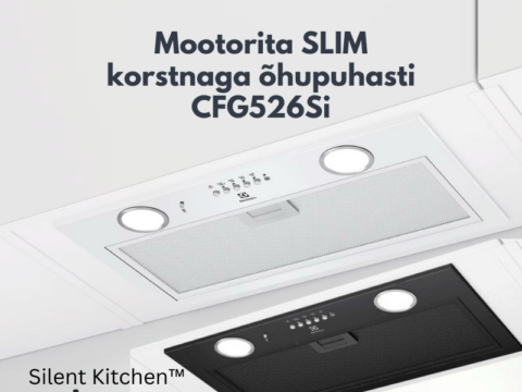 Electrolux mootorita kappi paigaldatav Hob2Hood 54cm õhupuhasti SLIM CFG526Si
