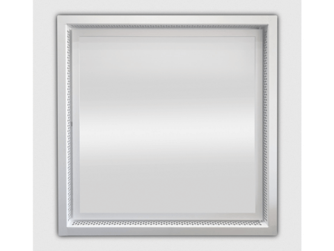 Pando E-201 valge emailitud disain-õhupuhasti 65 × 65 cm