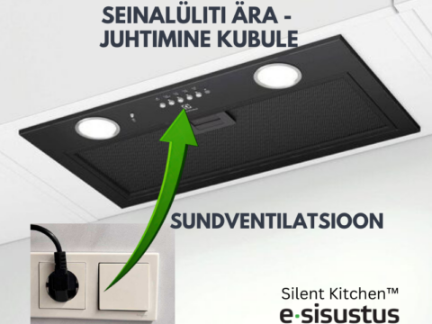 Soojustagastusega sundventilatsiooni juhtimine kubule – seinalüliti eemaldus