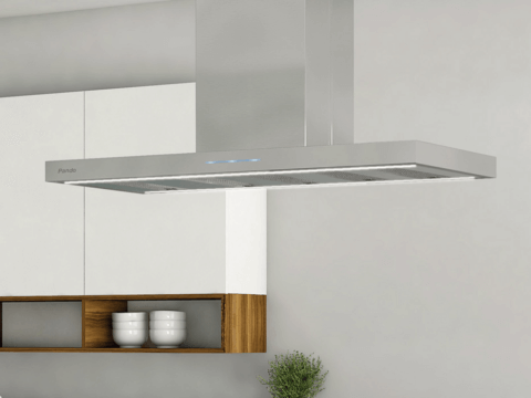 Pando I-861 lakke paigaldatav õhupuhasti 90-120 cm AISI 304