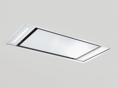 Pando E-295 lakke paigaldatav õhupuhasti 90 cm valge AISI