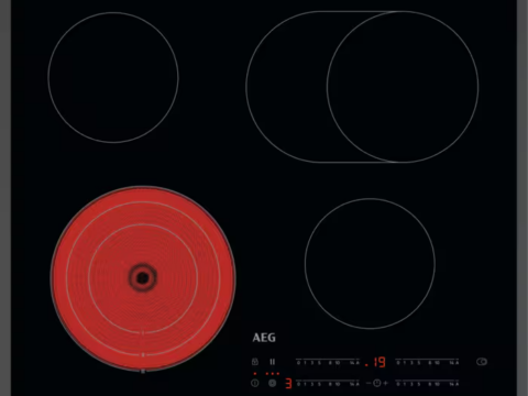 AEG elektripliidiplaat 60 cm 3000 seeria keraamiline Direct Control ORO64A07FB