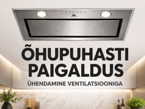 Õhupuhasti paigaldus ja ühendamine ventilatsiooniga