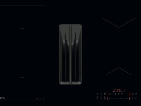 AEG NCT84B00CB 80 cm induktsioonpliidiplaat õhupuhastiga