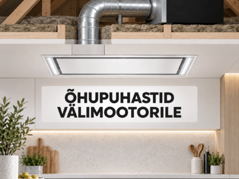 Õhupuhastid koos välimootoriga
