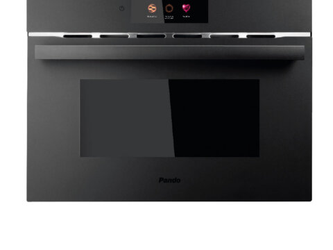 Pando PHM-1045 Matte mattmust mikrolaineahi eestvaade